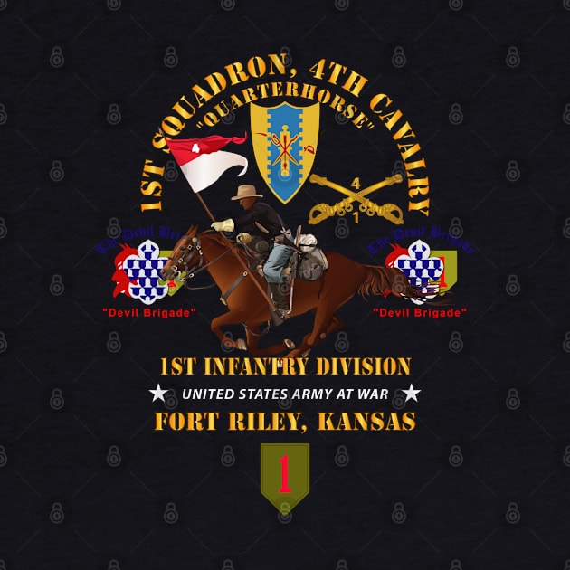 1st Squadron, 4th Cavalry - 1st Inf Div - Devil Bde - Ft Riley, KS w Rider X 300 by twix123844